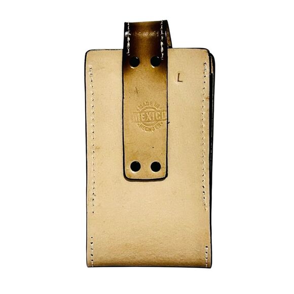 Western Leather Cell Phone holster brown - Funda de piel vaquera - Picture 4 of 4